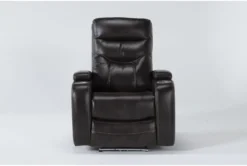 Bronson Truffle Home Theater Power Wallaway Recliner With Power Headrest & USB