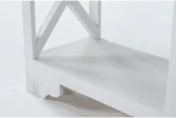 Cora Room Divider Bookcase 11 Cora Room Divider Bookcase -Furniluxe 277046 white wood room divider detail 44