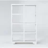 Cora Room Divider Bookcase -Furniluxe 277046 white wood room divider signature 01