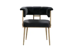 Greta Grey Velvet Dining Chair