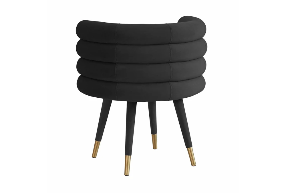 Brigitte Black Velvet Dining Chair 7 Brigitte Black Velvet Dining Chair - Image 5