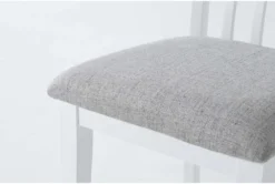 Gia Dining Chair -Furniluxe 277179 white wood dining chair detail 44