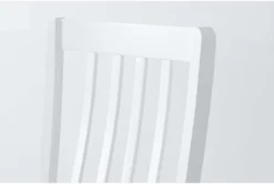 Gia Dining Chair -Furniluxe 277179 white wood dining chair detail 45