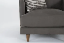 Adeline II 70" Oversized Chair And Ottoman 12 Adeline II 70" Oversized Chair And Ottoman -Furniluxe 277271 grey fabric chair and ottoman set detail 44