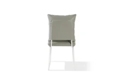 Malik Dining Side Chair -Furniluxe 279062 grey polyurethane dining chair back 82