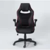 Theory Black Gaming Chair With Red Trim -Furniluxe 279994 red polyurethane office chair signature 01