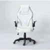Theory White Gaming Chair With Black Trim -Furniluxe 279995 blue polyurethane office chair signature 01