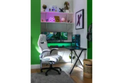 Theory White Gaming Chair With Black Trim 24 Theory White Gaming Chair With Black Trim -Furniluxe 279995 white polyurethane gaming chair room 50