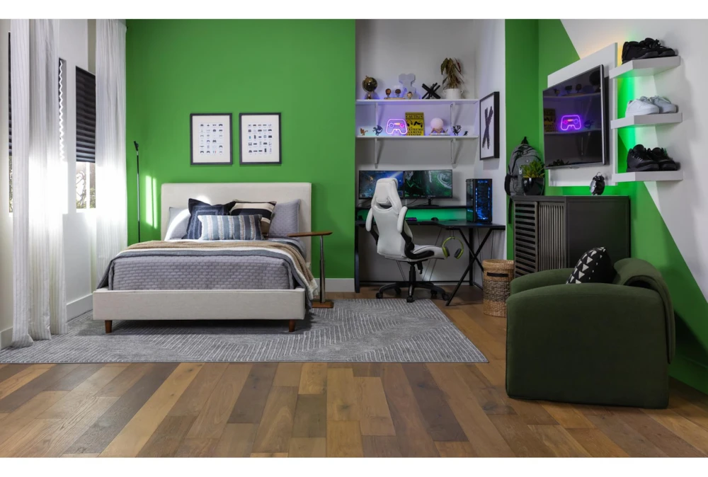 Theory White Gaming Chair With Black Trim 14 Theory White Gaming Chair With Black Trim - Image 12