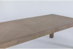 Luis 72"-90" Extension Dining Table -Furniluxe 282671 beige wood dining table detail 44