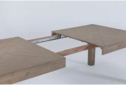 Luis 72"-90" Extension Dining Table -Furniluxe 282671 beige wood dining table detail 46