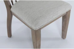 Luis Wood Back Dining Chair -Furniluxe 282672 beige wood dining chair detail 44