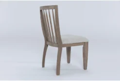 Luis Wood Back Dining Chair -Furniluxe 282672 beige wood dining chair side 19
