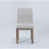 Luis Upholstered Side Chair -Furniluxe 282673 beige wood dining chair signature 01