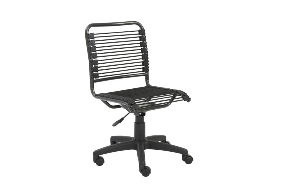 Uppsala Black And Graphite Low Back Bungee Desk Chair 3 Uppsala Black And Graphite Low Back Bungee Desk Chair - Image 2
