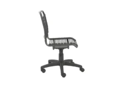 Uppsala Black And Graphite Low Back Bungee Desk Chair 11 Uppsala Black And Graphite Low Back Bungee Desk Chair -Furniluxe 282854 black nylon office chair detail 45