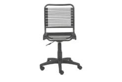 Uppsala Black And Graphite Low Back Bungee Desk Chair 13 Uppsala Black And Graphite Low Back Bungee Desk Chair -Furniluxe 282854 black nylon office chair detail 47