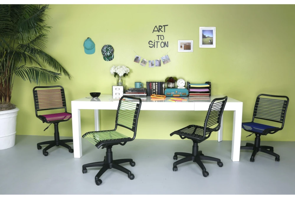 Uppsala Black And Graphite Low Back Bungee Desk Chair 7 Uppsala Black And Graphite Low Back Bungee Desk Chair - Image 6