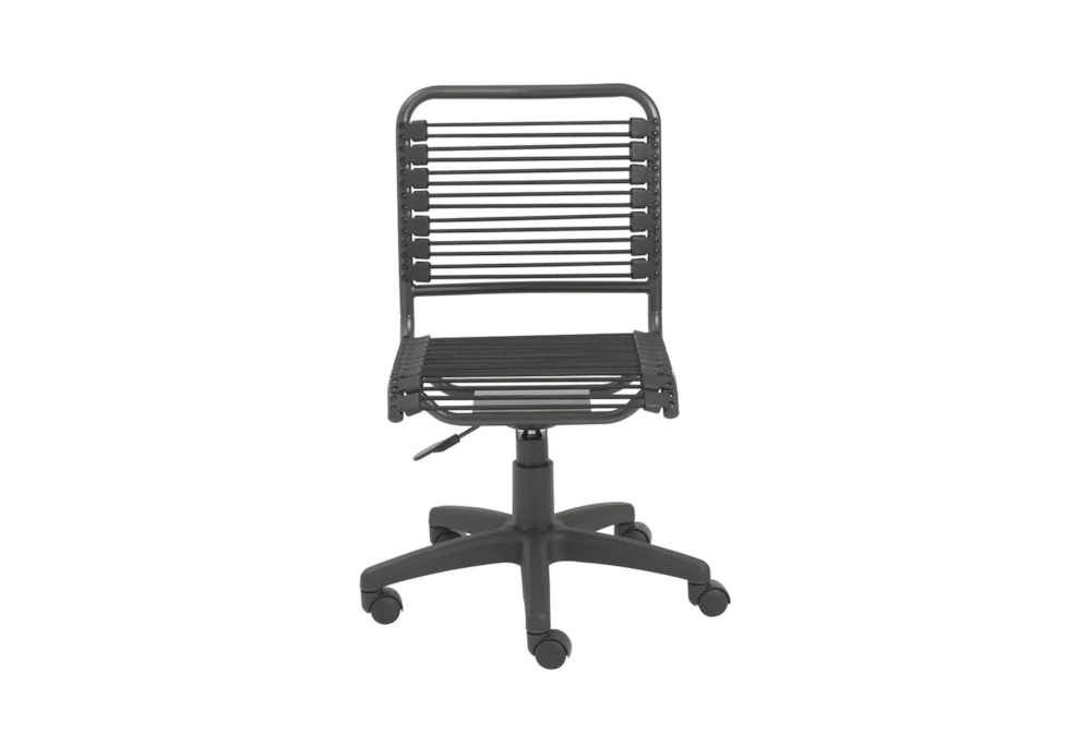 Uppsala Black And Graphite Low Back Bungee Desk Chair 2 Uppsala Black And Graphite Low Back Bungee Desk Chair