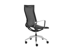 Lamkin Black Mesh High Back Desk Chair 8 Lamkin Black Mesh High Back Desk Chair -Furniluxe 282918 black nylon office chair detail 45