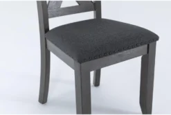 Eddie Side Chair -Furniluxe 283068 grey wood dining chair material 58