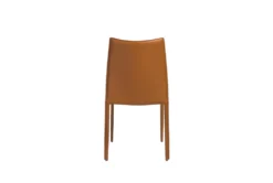 Wesson Cognac Faux Leather Stacking Side Chair Set Of 2 -Furniluxe 283209 detail 47