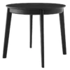 Weber Matte Black 36" Round Dining Table -Furniluxe 283248 signature 01