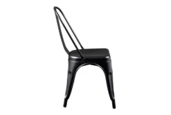 Wates Matte Black Stacking Metal Cafe Chair Set Of 4 -Furniluxe 283301 detail 45