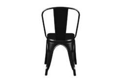 Wates Matte Black Stacking Metal Cafe Chair Set Of 4 -Furniluxe 283301 detail 47