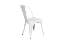 Wates Matte White Stacking Metal Cafe Chair Set Of 4 -Furniluxe 283302 detail 46