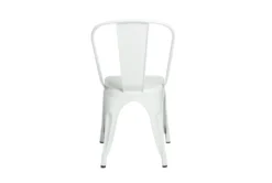 Wates Matte White Stacking Metal Cafe Chair Set Of 4 -Furniluxe 283302 detail 47
