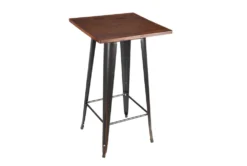 Weisman Antique Black And Walnut 41" Bar Table -Furniluxe 283309 detail 45