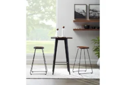 Weisman Antique Black And Walnut 41" Bar Table -Furniluxe 283309 detail 48