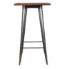 Weisman Antique Black And Walnut 41" Bar Table 2 Weisman Antique Black And Walnut 41" Bar Table -Furniluxe 283309 signature 01