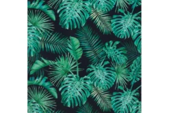 Black Velvet And Tropical Print Accent Chair -Furniluxe 283849 black metal accent chair detail 50