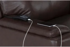 Buckley Cognac Leather Dual Motor Lift Recliner With Power Headrest & USB 15 Buckley Cognac Leather Dual Motor Lift Recliner With Power Headrest & USB -Furniluxe 284070 brown leather lift detail 44