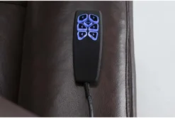 Buckley Cognac Leather Dual Motor Lift Recliner With Power Headrest & USB 16 Buckley Cognac Leather Dual Motor Lift Recliner With Power Headrest & USB -Furniluxe 284070 brown leather lift detail 45