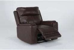 Buckley Cognac Leather Dual Motor Lift Recliner With Power Headrest & USB 13 Buckley Cognac Leather Dual Motor Lift Recliner With Power Headrest & USB -Furniluxe 284070 brown leather lift side 20