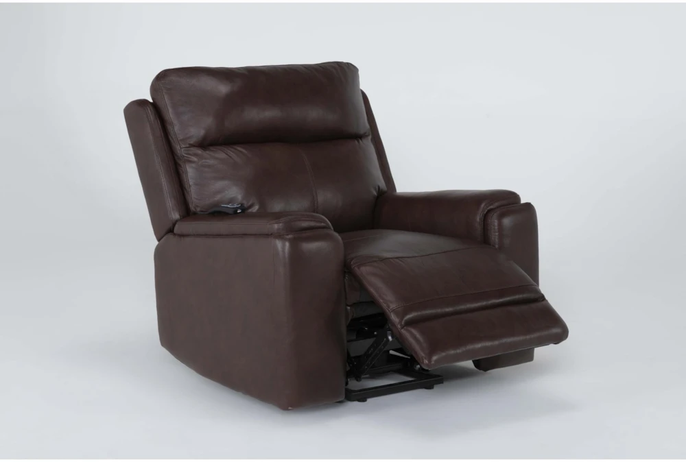 Buckley Cognac Leather Dual Motor Lift Recliner With Power Headrest & USB 6 Buckley Cognac Leather Dual Motor Lift Recliner With Power Headrest & USB - Image 4