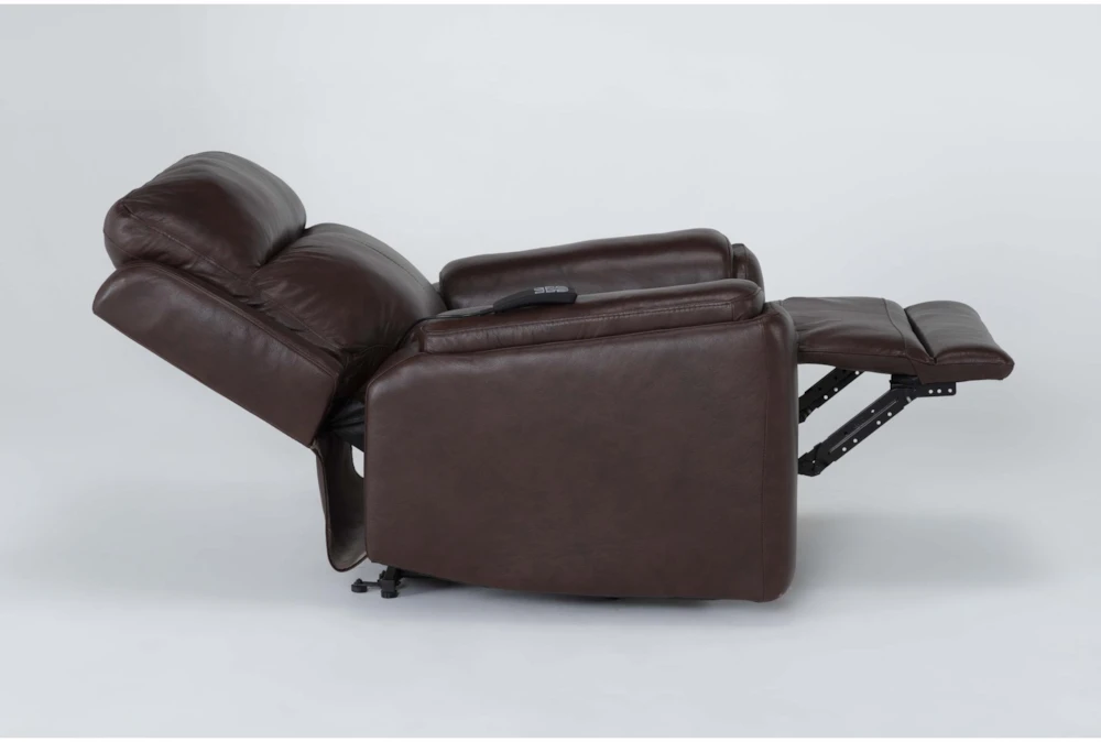 Buckley Cognac Leather Dual Motor Lift Recliner With Power Headrest & USB 7 Buckley Cognac Leather Dual Motor Lift Recliner With Power Headrest & USB - Image 5