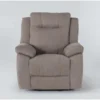Maine Flint Power Lift Recliner With USB -Furniluxe 284074 brown fabric lift signature 01