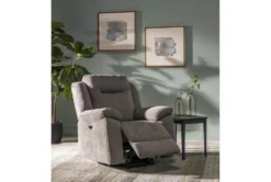 Maine Grey Power Lift Recliner With USB -Furniluxe 284075 grey fabric lift room 60
