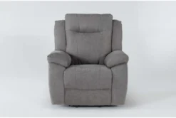Maine Grey Power Lift Recliner With USB