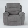 Harvest Boulder Grey Power Lift Recliner With Power Headrest, Lumbar & USB -Furniluxe 284078 brown fabric lift signature 01