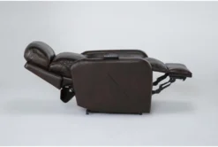Seville Chocolate Leather Power Lift Recliner With Heat, Massage, Power Headrest & Lumbar 18 Seville Chocolate Leather Power Lift Recliner With Heat, Massage, Power Headrest & Lumbar -Furniluxe 286569 brown leather lift recline 23