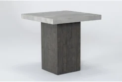 Titan 36" Counter Table -Furniluxe 286872 grey concrete laminate counter height table side 18
