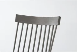 Edward Urban Grey Windsor Side Chair -Furniluxe 287743 grey wood dining set detail 44