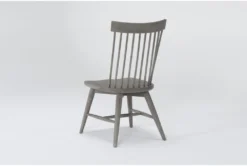 Edward Urban Grey Windsor Side Chair -Furniluxe 287743 grey wood dining set side 19