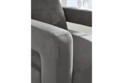 Lily Swivel Accent Chair -Furniluxe 291139 grey fabric accent chair detail 44