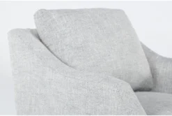 Hailey Accent Chair -Furniluxe 291574 blue polyester accent chair detail 45